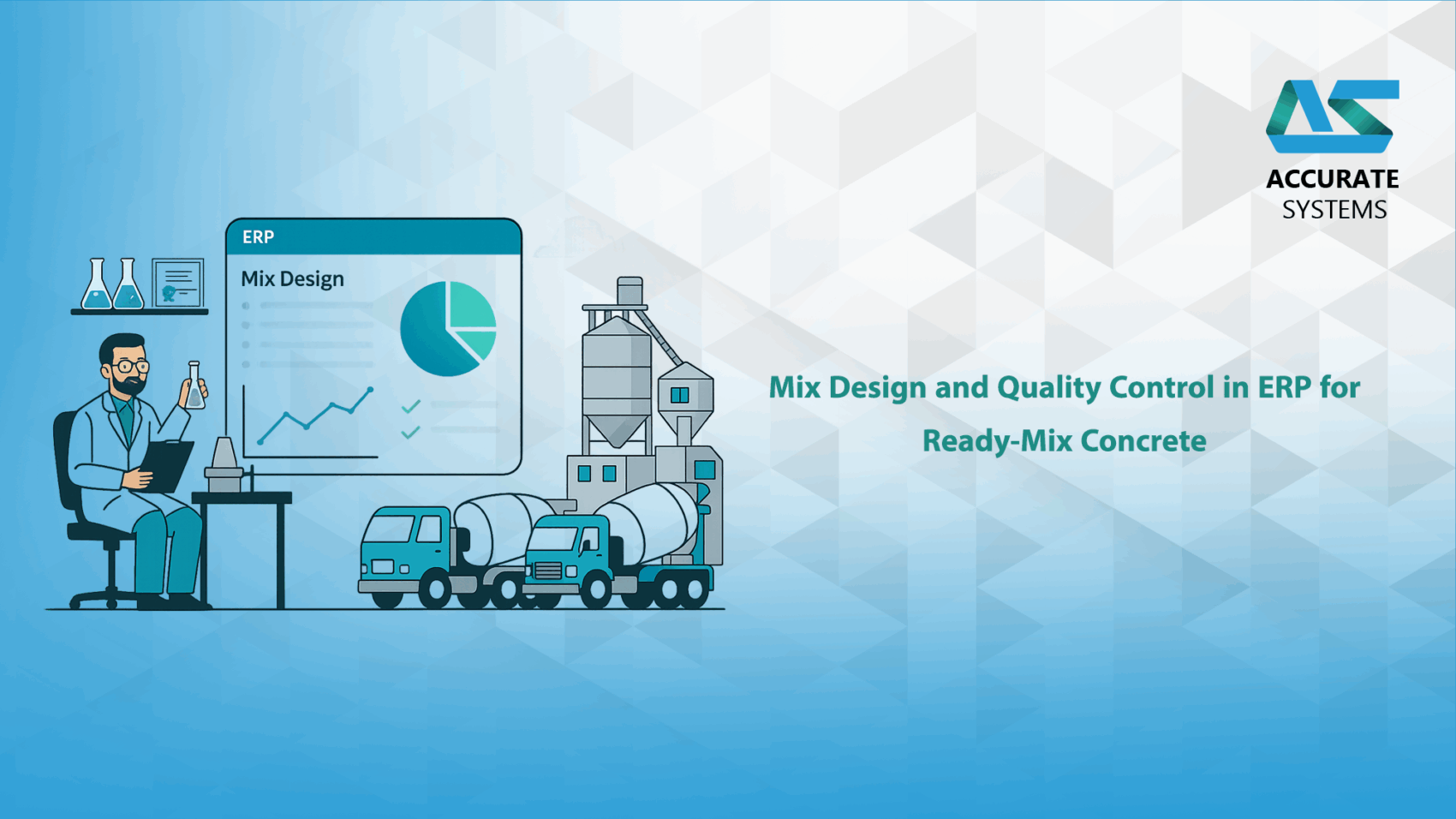 Learn how ERP ensures mix design accuracy, batch traceability, and quality compliance in ready-mix concrete production.