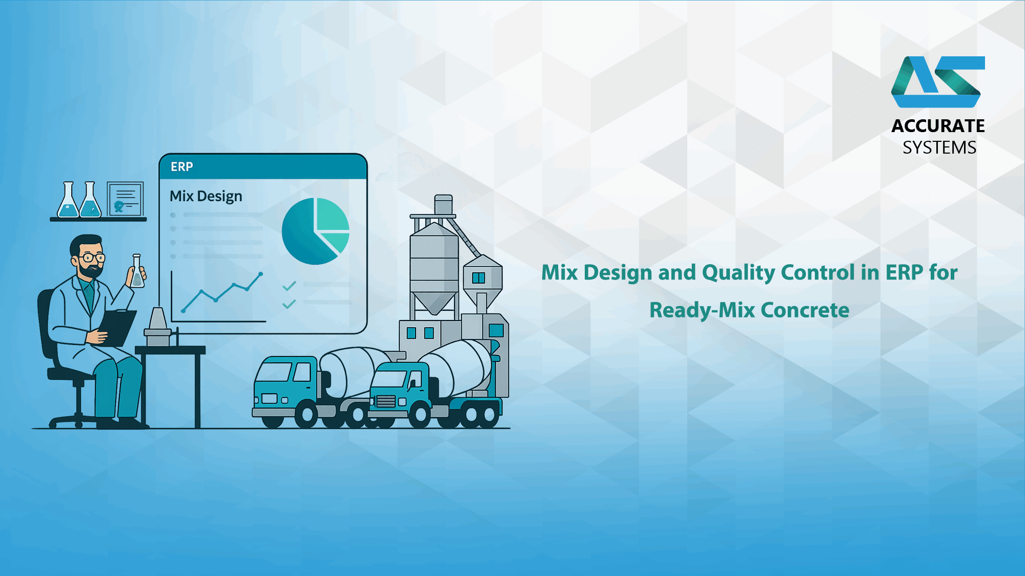 Learn how ERP ensures mix design accuracy, batch traceability, and quality compliance in ready-mix concrete production.