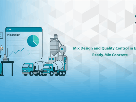 Learn how ERP ensures mix design accuracy, batch traceability, and quality compliance in ready-mix concrete production.
