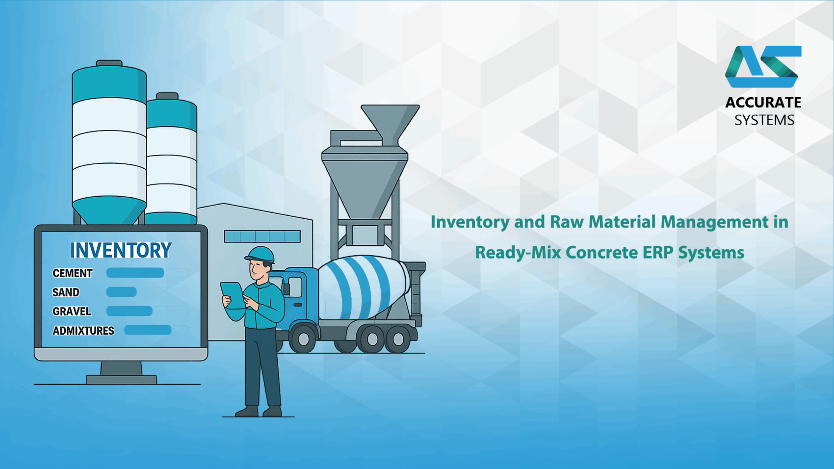 Track raw materials in real time, avoid stockouts, and automate procurement in ready-mix concrete plants with ERP inventory management tools.